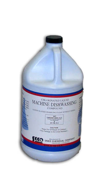 (image for) Liquid Commercial Dishwasher Detergent, case of 4 gallons